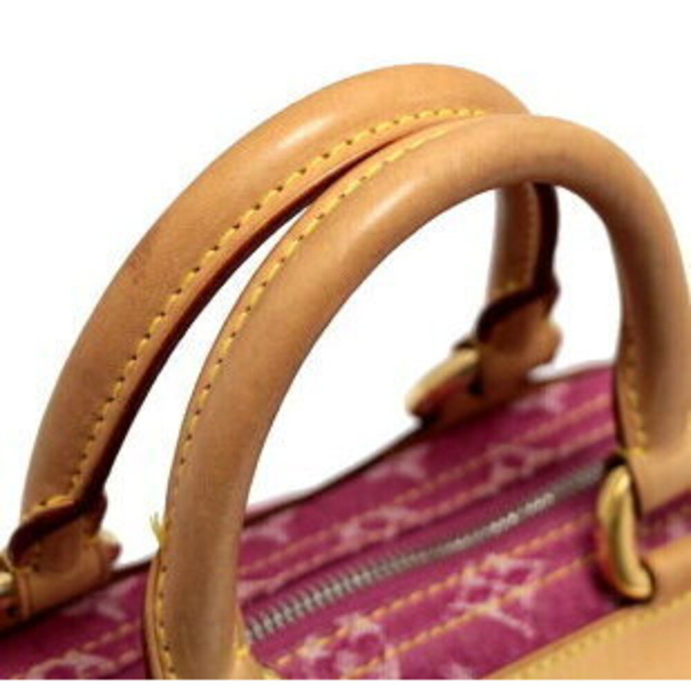 Louis Vuitton Neo Speedy Handbag Monogram Denim Pink - Picture 3 of 6